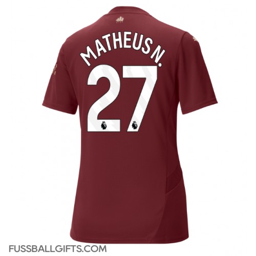 Manchester City Matheus Nunes #27 Fußballbekleidung 3rd trikot Damen 2024-25 Kurzarm